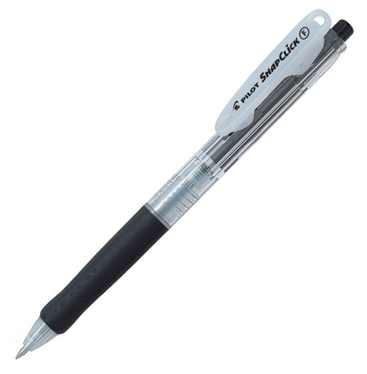 Ручка кулькова автоматична BPSC-10R-F-B чорна 0,7 Pilot