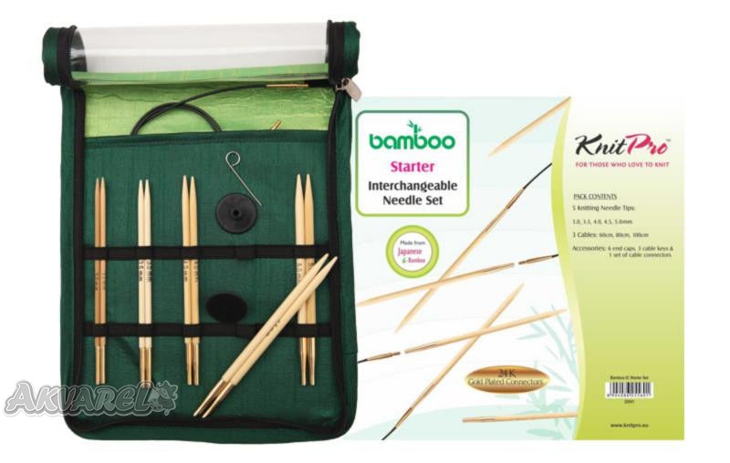 Набір змінних спиць Bamboo (3.5 - 5.0), 22541 KnitPro