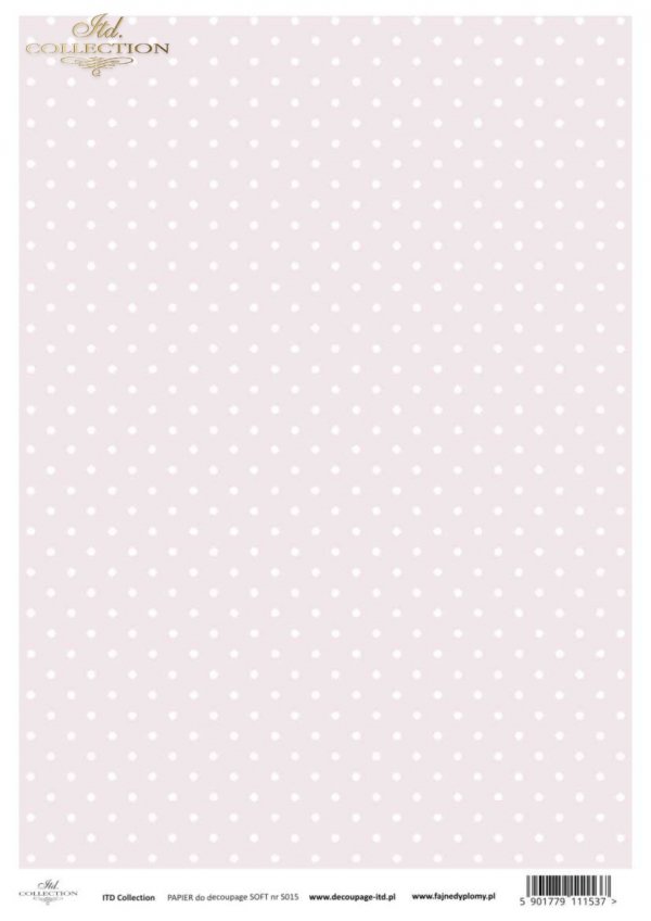 Карта декупажна A4 Крапка, смуги, фон, 40 г/м², S 015