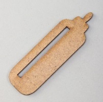 Заготовка деревянная Детская бутылочка 50*15*3 мм, Ч37