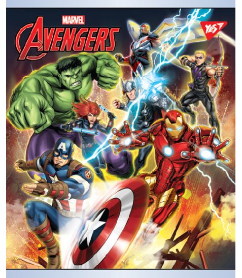 Зошит 12 лін. YES "Avengers", 764223