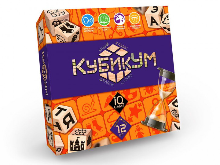 Игра настольная "КубикУм" укр, G-KU-01U