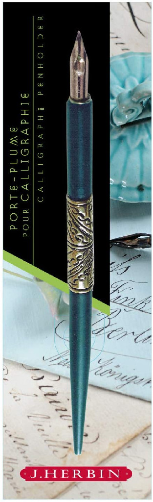 Старовинна чорнильна пір’яна ручка XIX ст. з металевим накінечником, 22400T