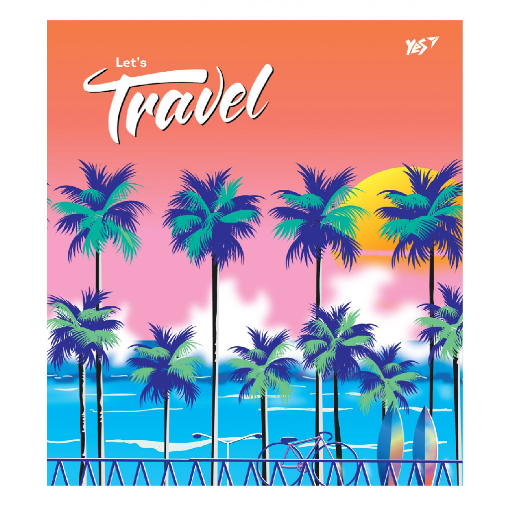 Зошит 96 кл. YES "Tropical view" 763309