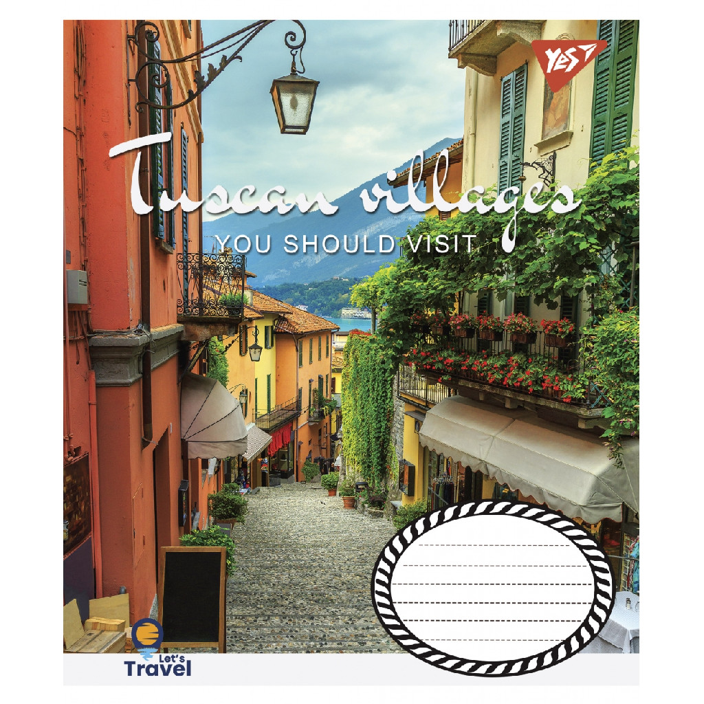 Тетрадь 96 кл. YES Tuscan villages, 766122