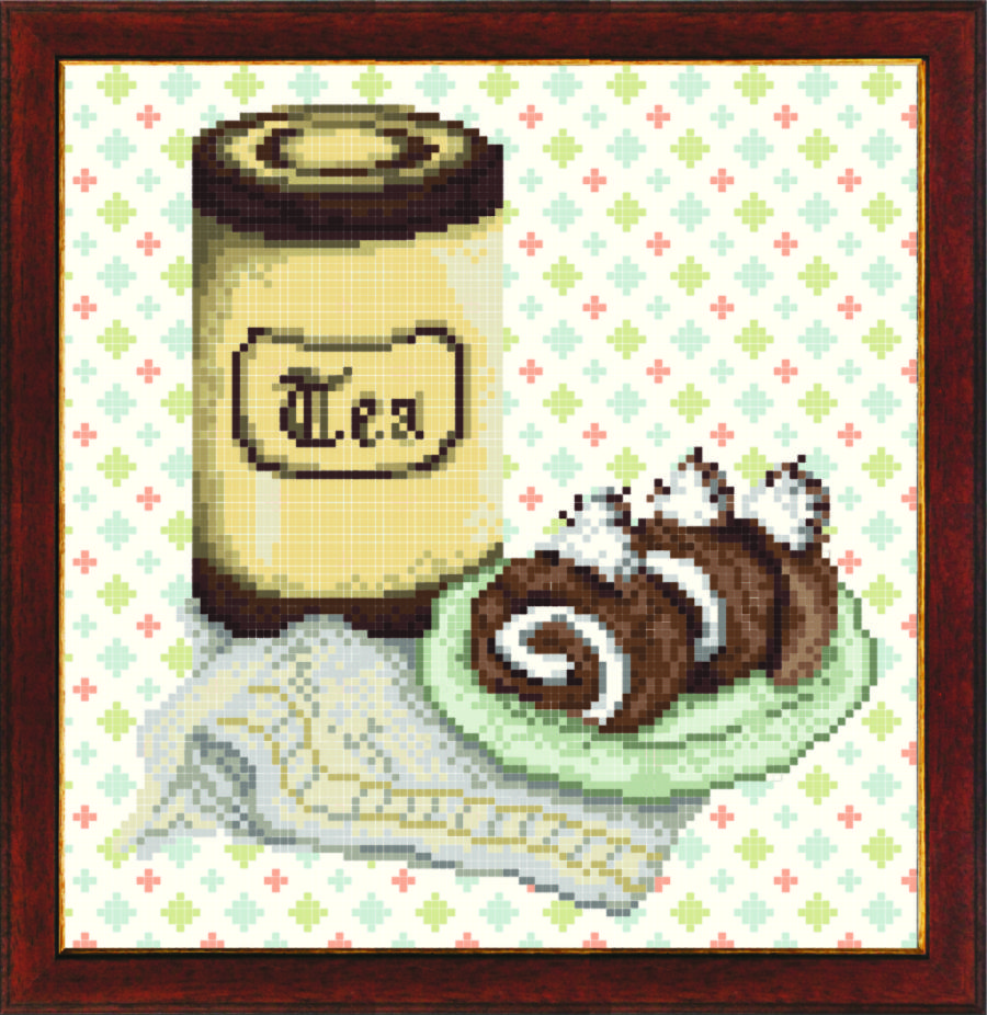 Схема для вышивания бисером СБ-287 21*21,5 см на авторской канве ТМ "Чарівна мить"