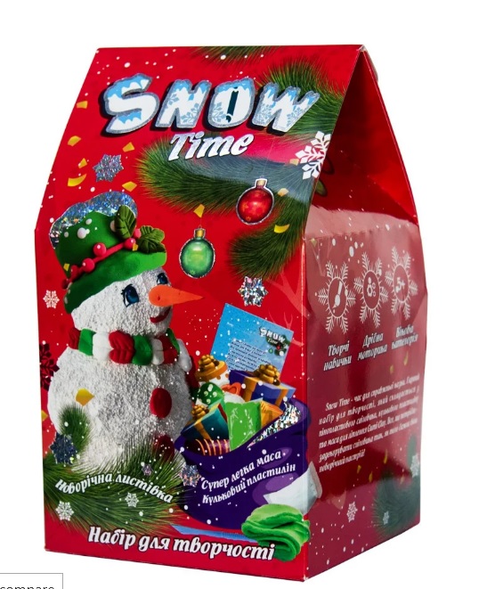 Набор для творчества "Snow Time" (укр) 30753, ТМ "Strateg" 