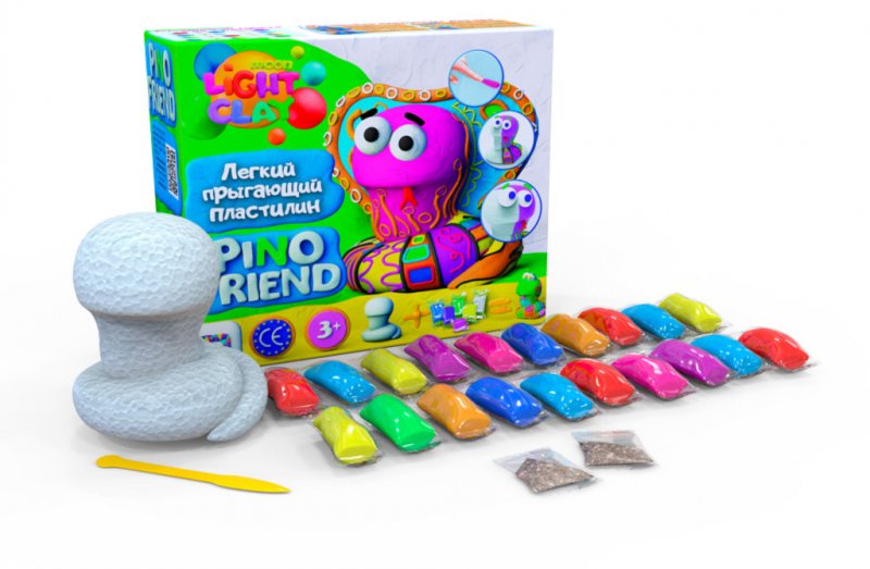 Набір легкого стрибаючого пластиліну "Pino Friend Шейк", 70057*