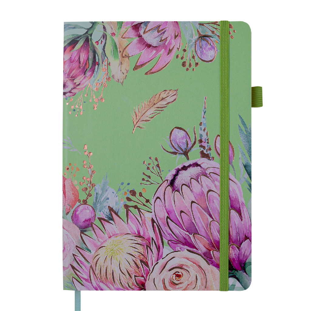 Блокнот деловой Cherie А5 96 л. кап. обкл. искусственная кожа, мятный, BM.295305-38 ***