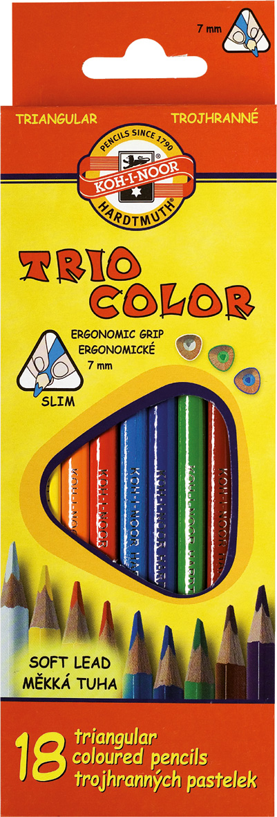 Карандаши 18 цв. Triocolor 3133 KIN, 08207