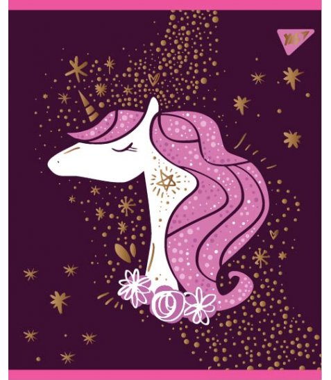 Зошит 12 кос. YES "Unicorn", 764246