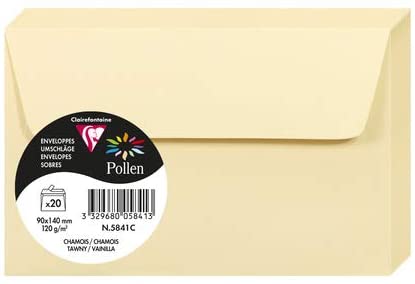 Конверт декоративний Pollen FT30 (90*140 мм)/120 г, Tawny/Темно-жовтий, 5841C