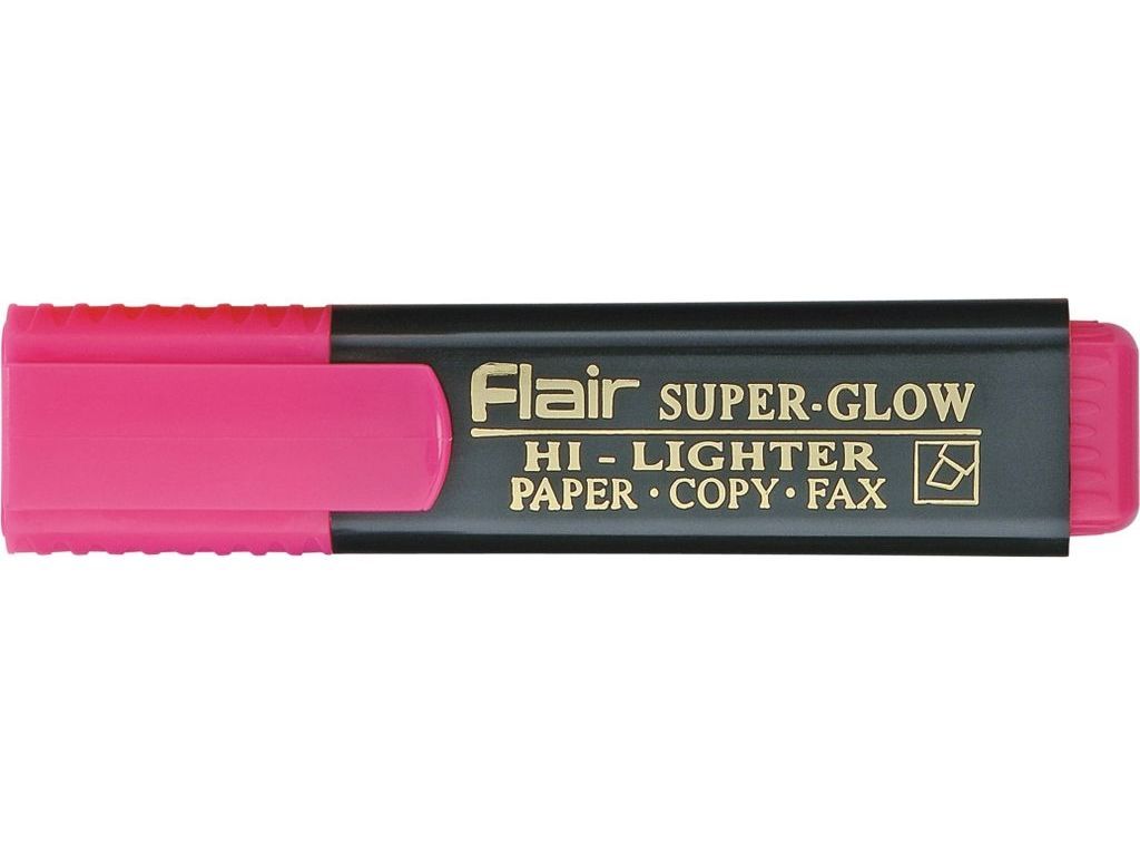 Маркер текстовий Flair 850 P Superglow Hi-lighter (32203) рожевий