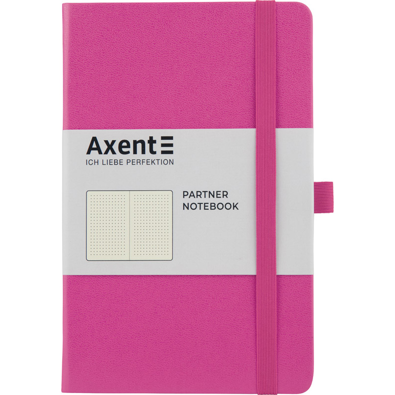 Книга записна Partner 96 арк. 125*195, крап., рожева, 8306-10-A