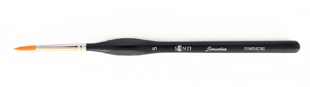 Кисть худож. синтетика "Santi Sensation", круглый, №5, 310778