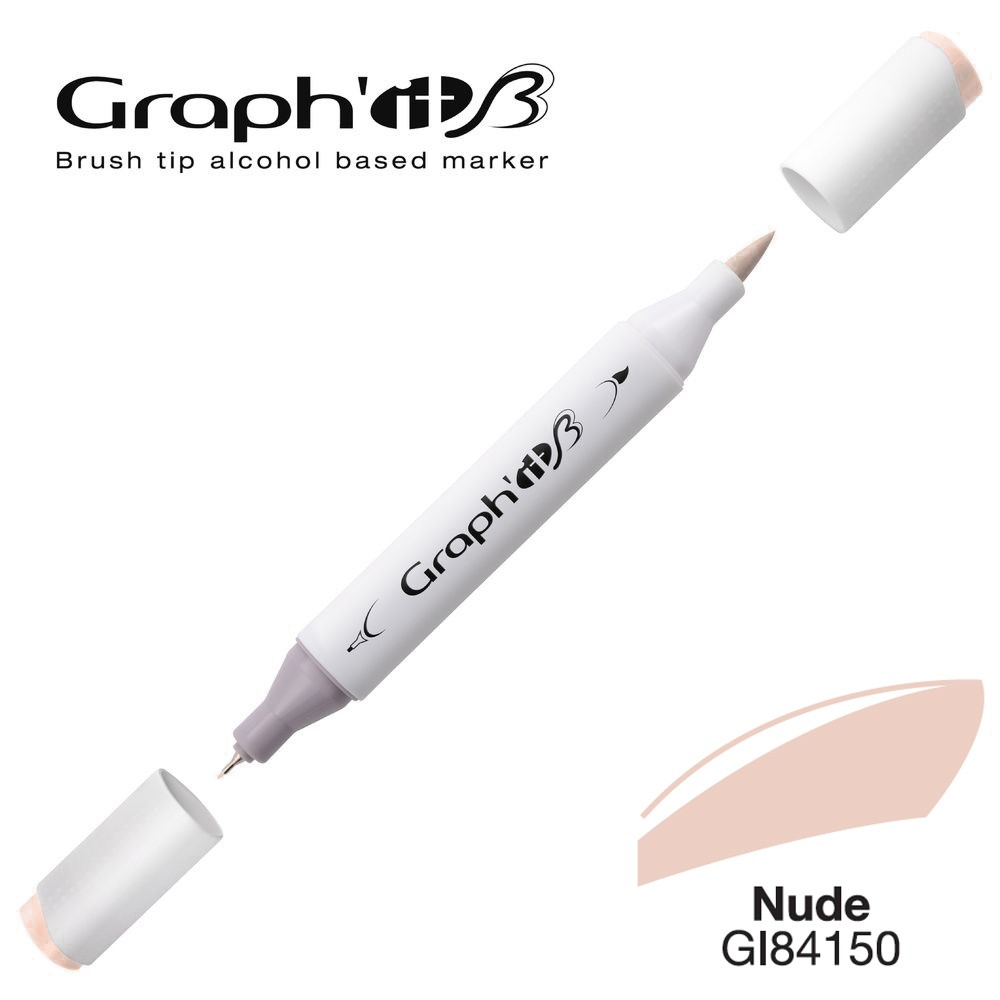 Маркер двосторонній Brushmarker, Тілесний (4150), GI84150 Graph`it