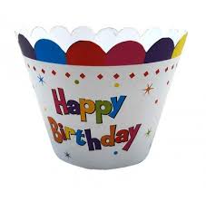 Формочки для мафінів "Happy Birthday", 6 шт, F-090903