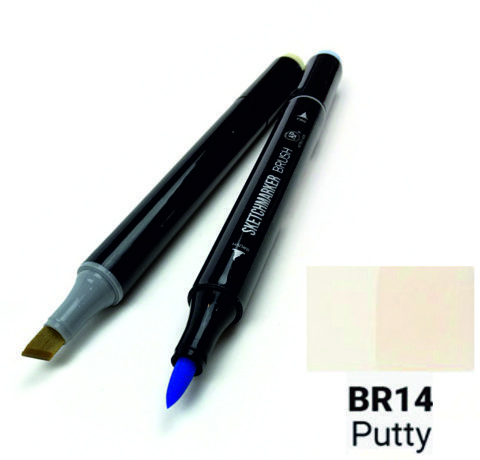 Маркер двосторонній SKETCHMARKER Brush Шпаклівка, SMB-BR14 3