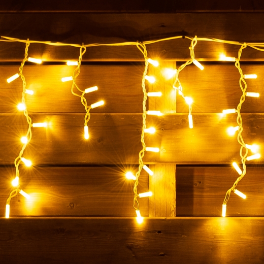 Электрогирлянда бахрома "Novogod`ko" 2,1*0,7 м, 84 LED, 8 реж., теплый белый, 973770