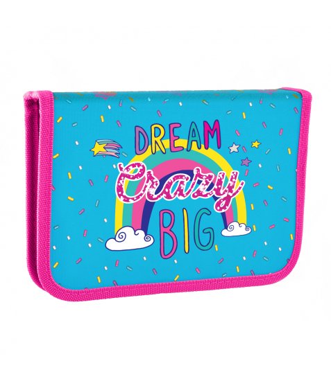 Пенал твердый YES одинарный с клапаном HP-03 "Dream crazy", 532868