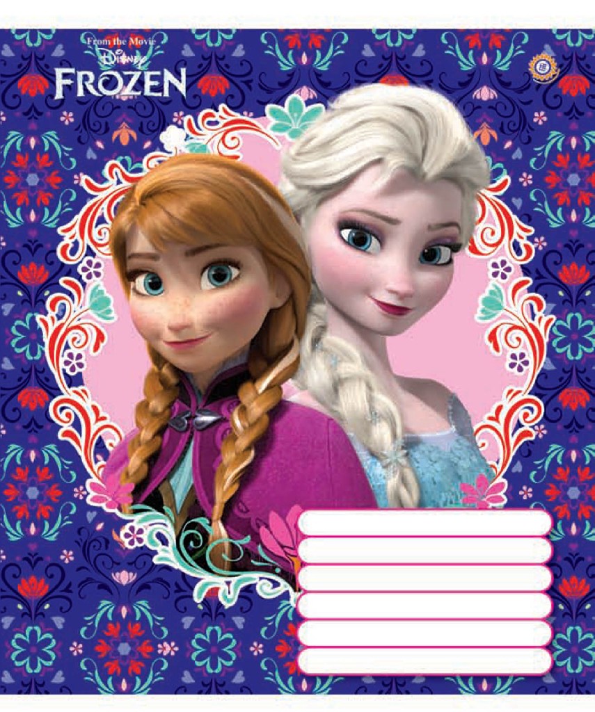 Зошит 12 лін. 1В Frozen -17, 680054 (7272)