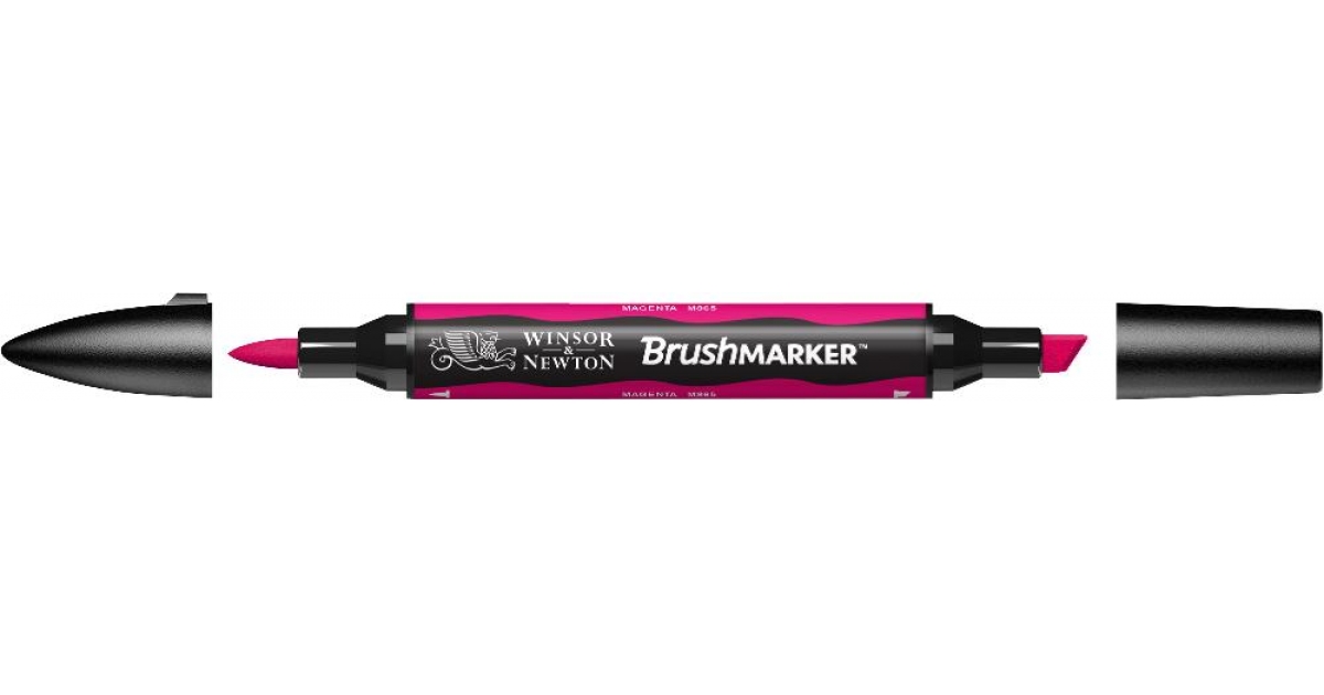 Маркер двухсторонний Brushmarker, Маджента, 0204380 W&N