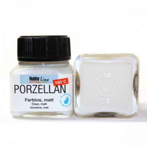 Лак покрывной матовый Porzellan Hobby Line 20 мл на водной основе, 16270 Kreul