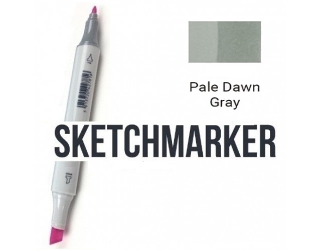 Маркер двосторонній SKETCHMARKER Блідо-сірий світанок, SM-BG33 3