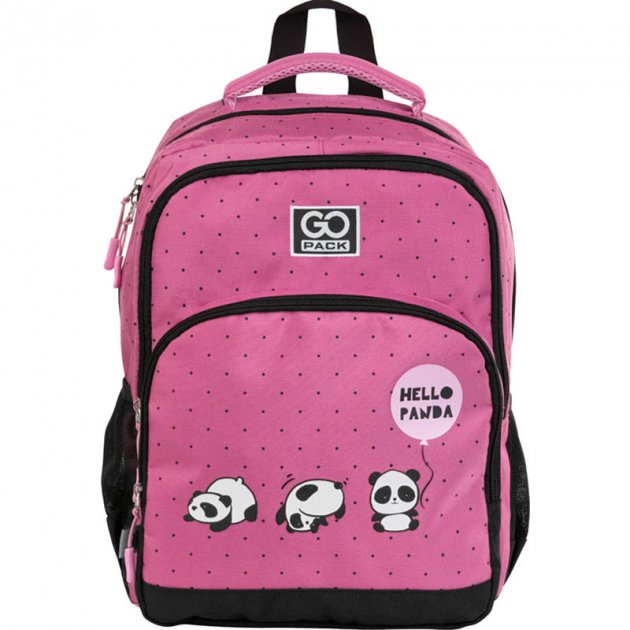 Рюкзак шкільний GoPack Education 113-2 Hello panda, GO21-113M-2