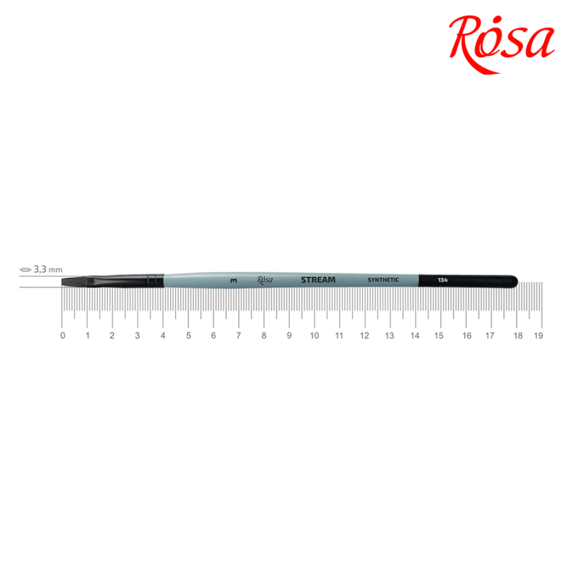 Синтетика плоская STREAM 134 №3, к.р. кисть ROSA