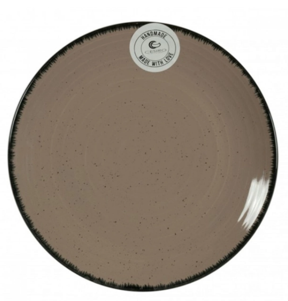 Тарелка десертная, Spiral, 20 см, капучино, D3070S/G142 Cesiro