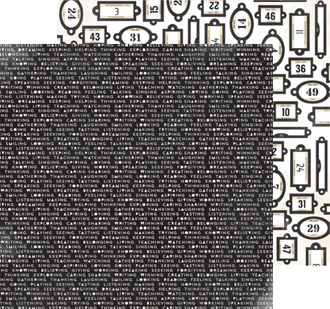 Бумага 30*30 Words CB-HA18007