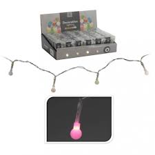Гирлянда из LED-ламп, 10 шт, цветной свет, AX5100090