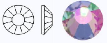 Стразы фольгированные 00030 Vl/497-11-612/CRYSTAL- ss16 (3,8-4.0 мм, 30 шт) M. C. Rose VIVA12