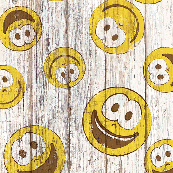 Декупажные салфетки "Smiley", 33*33 см, 18,5 г/м², Abiente