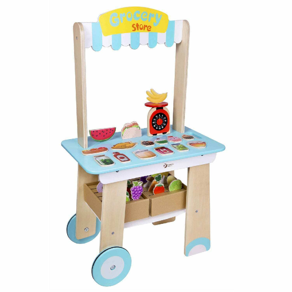 Игрушка деревянная Classic World "Продуктовая скамейка", 4151