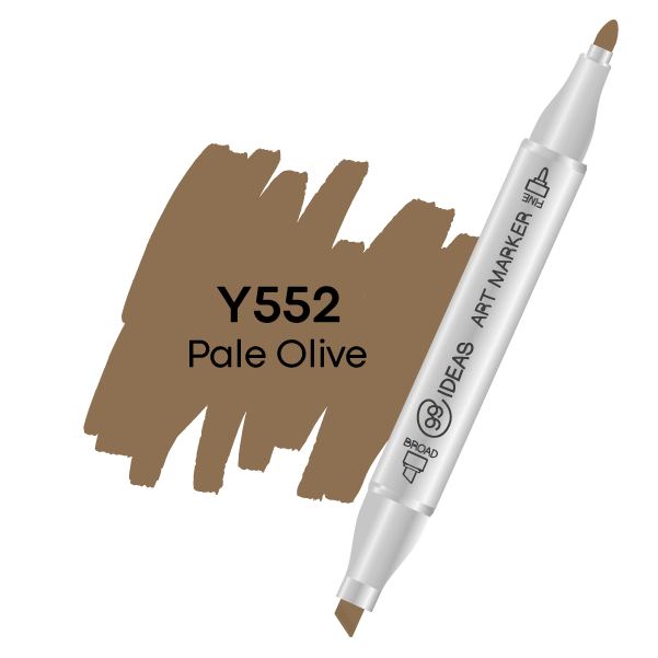 Маркер двосторонній Бронзовий, Y552, 99IDEAS