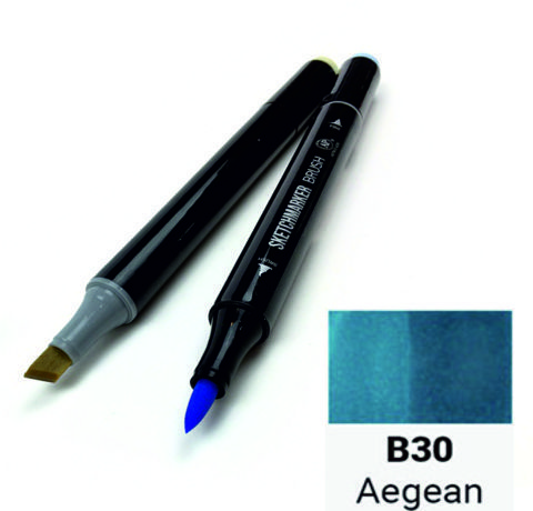 Маркер двосторонній SKETCHMARKER Brush Егейське море, SMB-B30 3