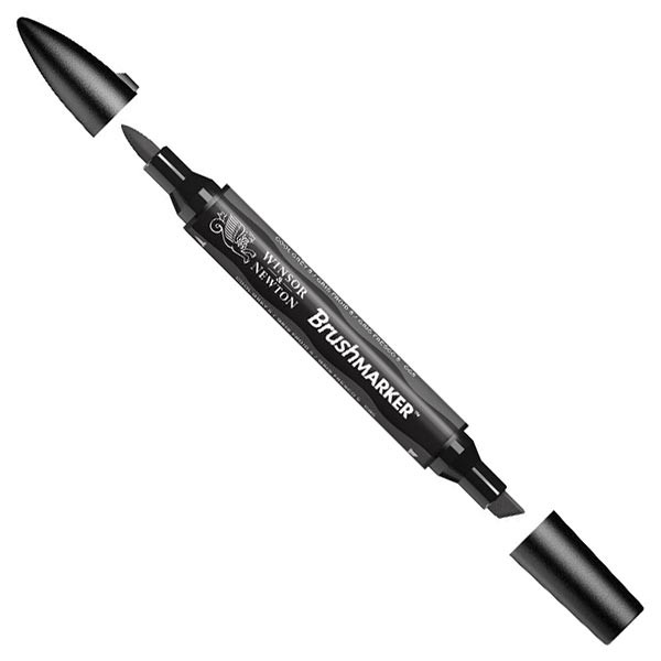 Маркер двосторонній Brushmarker, Сірий холодний 5, 0204157 W&N