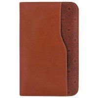 Бизнес-организатор на молнии 133*216 мм на кольцах, коричневый O27131