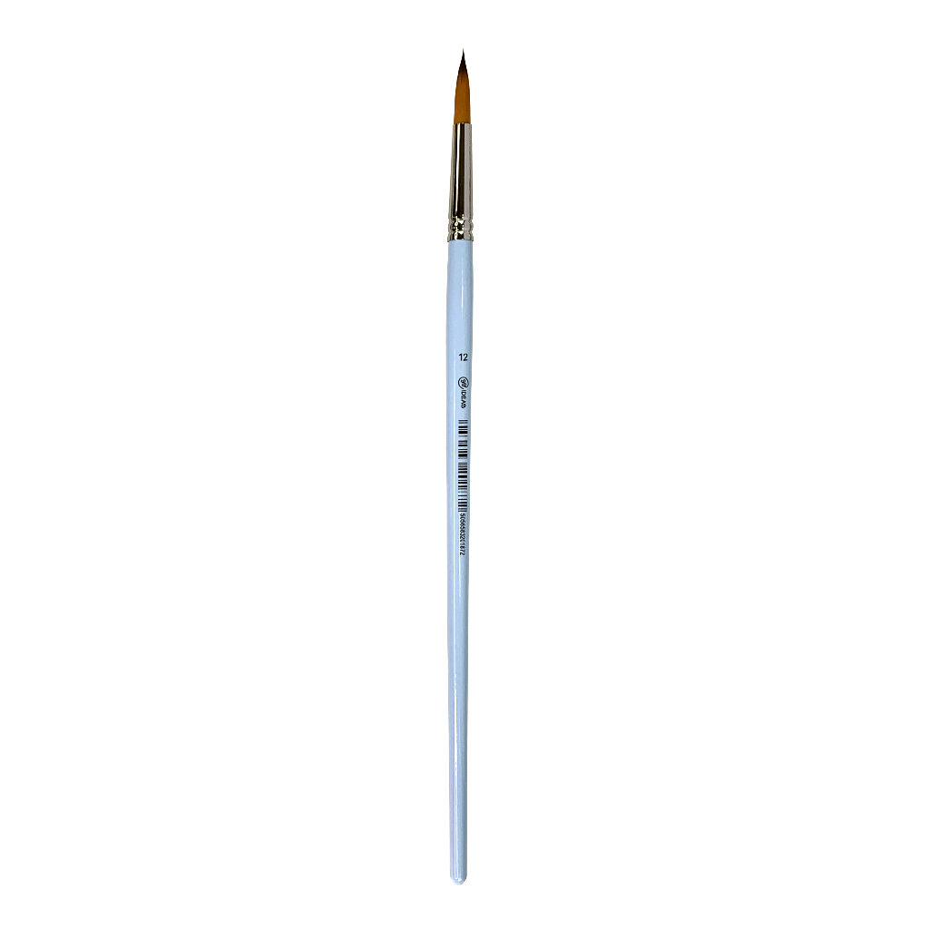 Кисть Синтетика круглая 6604RL №12, длинная ручка, 6604RL12, 99IDEAS