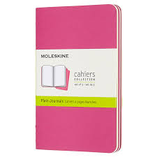 Записник Кінетичний Рожевий кишеньк. нелінований, Moleskine Cahier, CH013D17