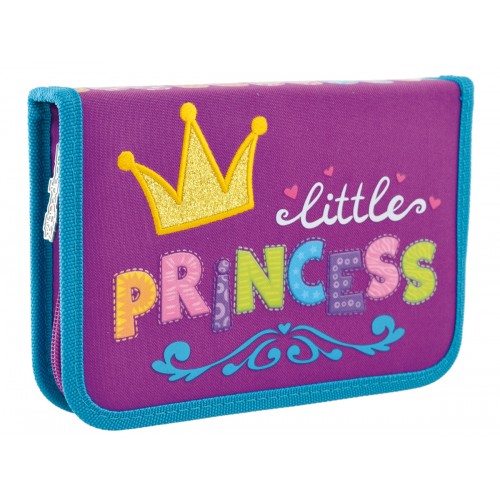 Пенал жесткий одинарный без клап. HP-02 "Little Princess", 20,5*14*3,2, 532143