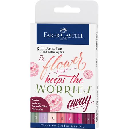 Набір ручок капілярних PITT Artist Pen Lettering, 8 шт., 267124 Faber-Castell