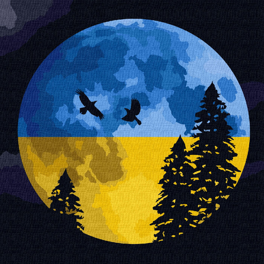 Картина по номерам 40*40 см "Под свободным небом", KHO5050