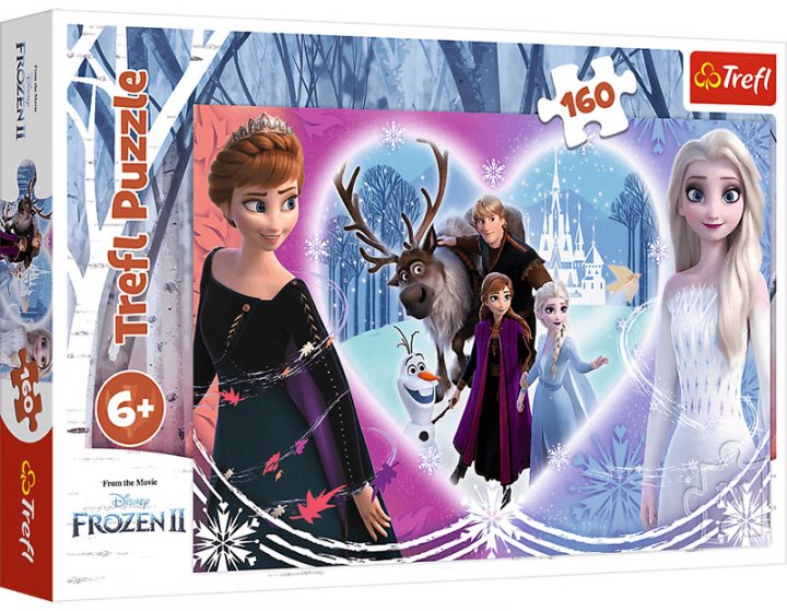 Пазл "160" - Радісні моменти / Disney Frozen 2, Trefl, 15408