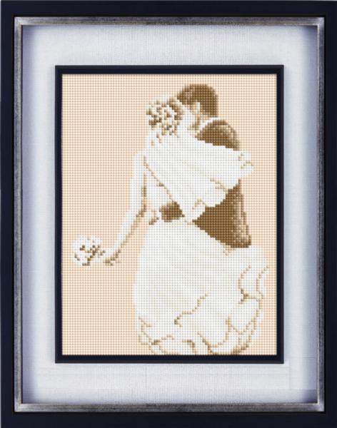 Набір для малювання камнями (полотно) "Весілля", 012L LasKo