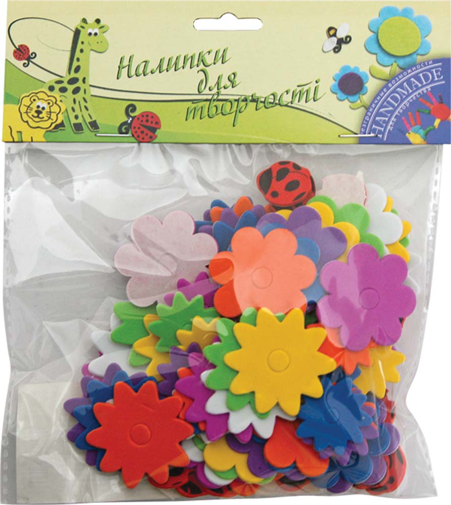 Наклейки для творчества "Цветы и божьи коровки" (950188)