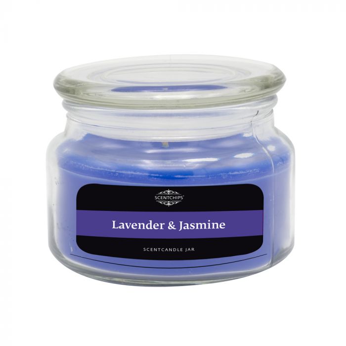 Аромасвічка у скляній банці Scentchips Лаванда та Жасмін 610 г/95 год. горіння, 255314