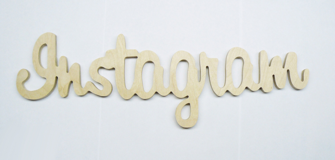 Заготовка Слово "Instagram", 0393